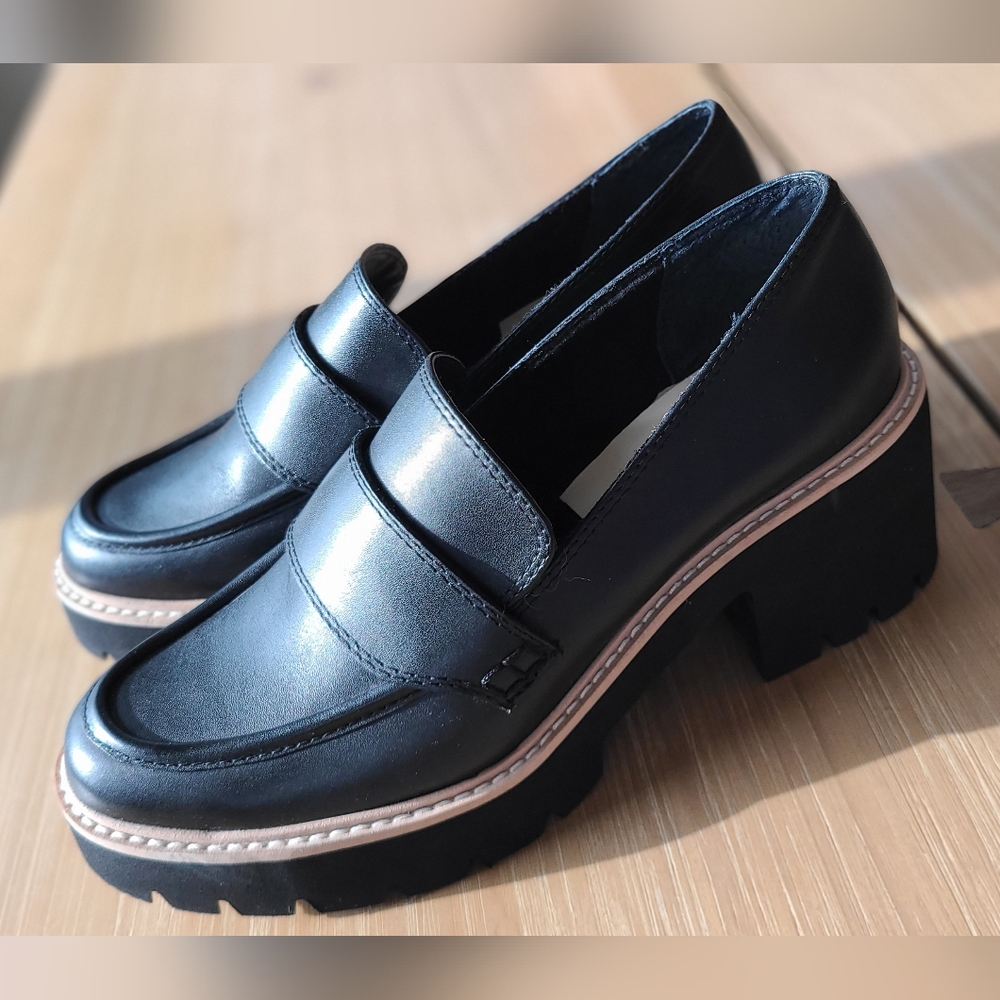 Dolce Vita Halona Lug Heel Loafers